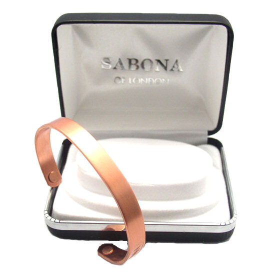 Sabona pure copper magnetic bracelet brushed copper finish