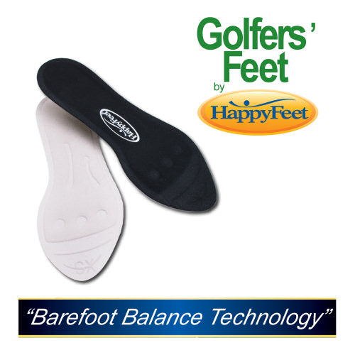Semelle pour golfeur Happy Feet avec Barefoot Balance Technology