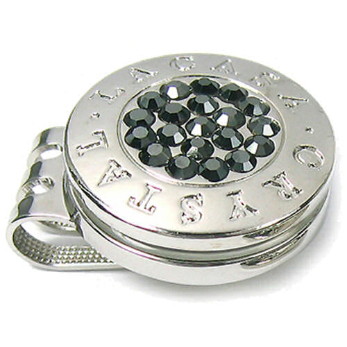 marca palla con cristalli swarovski clip magnetico 