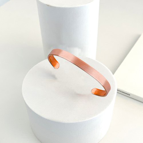 Sabona Kupferspange Original satiniert ohne Magnete aus 99.99% reinem Kupfer