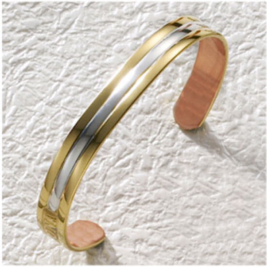 Sabona Plain Copper Classic Bicolor Bracelet