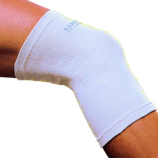 Fascia elastica Ginocchio, sostegno compressione termico, supporto in tessuto elastico intrecciate con fibre conduttive in rame