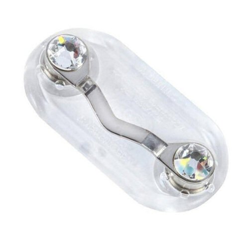 portaocchiali ReadeREST Swarovski Crystal, clip porta occhiali magnetico per aver gli occhiali sempre a portata di mano o la cuffietta, la marca pallina o il tee da golf