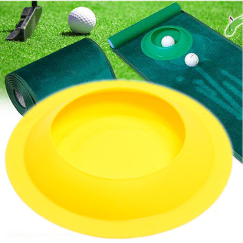 Trou de golf en silcone l'accessoire d'entraînement putting authentique bon outil de pratiquer putting 