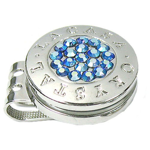 marca palla con cristalli swarovski clip magnetico 